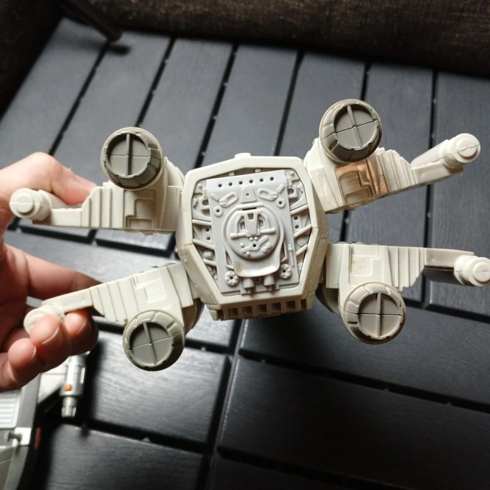 Vintage Hasbro Bandai Star Wars X Wing Fighter Ship Power Rangers LOT‎ 2 -ZC